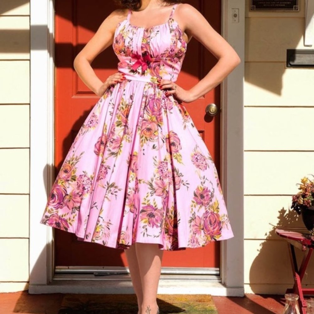 Pinup Couture Ella Pink Baton Rouge HTF